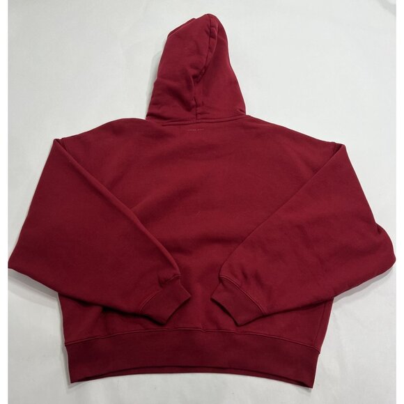 Anine Bing Alec Hoodie Sport in Cabernet - Picture 4 of 6